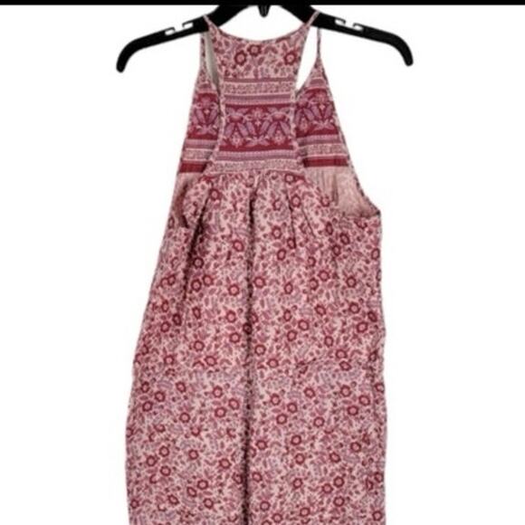 Faherty Adella Floral Jumpsuit Womens Size Small Pink Red Printed Boho - Picture 5 of 8